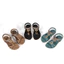 2026 Giày Sandal Bohemian Nữ Khóa Gỗ Kim Cương Giả Chiều Gió Phẳng Mũi Tròn Mở Mũi Sandal Đi Biển NK5E
