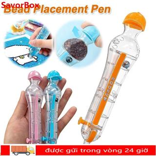 SAVORBOX Hạt Vị Trí Bút, Máy Làm Thủ Công 2.6mm Đầu Perler Hama Hạt Bút, Sáng Tạo Tự Động DIY Hạt Thủ Công Dự Án Báo Chí Công Thái Học Grip Hạt Định Vị Bút Handmade