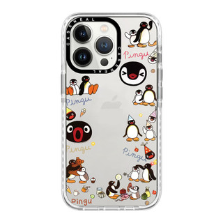 Ốp điện thoại trong suốt hình chim cánh cụt xung quanh thích hợp cho iPhone 17ProMax 17pro 17 air 16promax 16 15promax 15 14promax 13 13promax Ốp cứng chống rơi thời trang