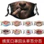 Mặt nạ tai ngộ nghĩnh phong cách mới, mặt nạ chống tập luyện với bộ lọc bụi giặt được