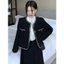 áo khoác dạ nữ đen basic hàn quốc mỏng nhẹ sang chảnh áo khoác len hot dễ thương thu đông cardigan tiểu thư đẹp cao cấp