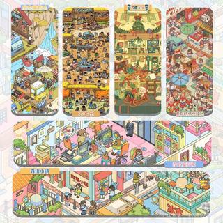 Senyu Senxiang 11.0 Cảnh Quan Dán Thu Nhỏ Cảnh Dán 3D Handmade Ba Chiều Cắt Cẩm Nang Dán