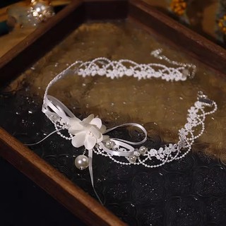 Vòng cổ ren hoa cổ điển, thiết kế đơn giản - Perfect phụ kiện cho ảnh cưới cô dâu