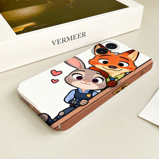 Vỏ Phim Cứng Cặp Đôi Judy Nick Cho Samsung S20 S21 S22 S23 S24 S25 PLUS ULTRA FE A37 A57 A05 A06 A14 A33 A04E A25 NOTE 10 20 A71 A52 A73 A13 A12 Ốp Lưng FLJK
