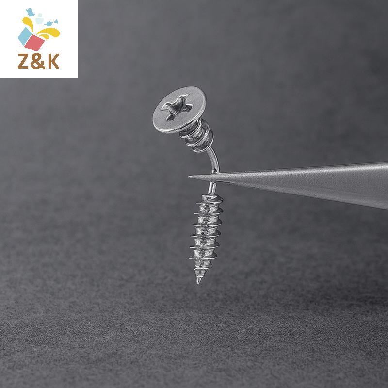 ZK Mới Thời Trang Màu Hồng Ốc Vít Thép Không Gỉ Xương Tai Móng Tay Hợp Thời Trang Bông Tai Cho Nữ Body Piercing Accessorie VN