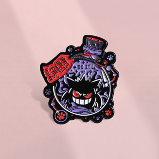 Pokémon Gengar Hình Kim Loại Huy Hiệu Màu Tím, Thiết Kế Dark Evil Magic, Phù Hợp Làm Trâm Cài Cho Balô