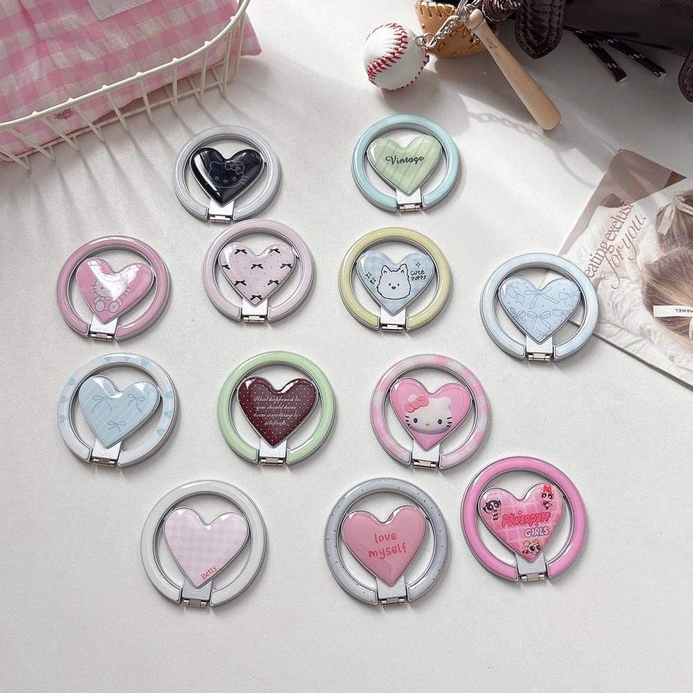 Popsocket Ins Love Magnet Giá đỡ điện thoại có thể gập lại cho điện thoại nam châm