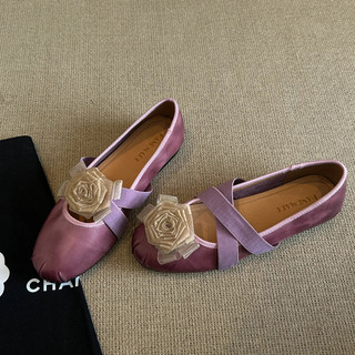 Giày Ballet Hoa Camellia