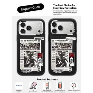 CASECASE X Stranger Things poster Ốp Lưng Máy Ảnh Trắng Vòng Phiên Bản Mờ Đen Cứng Hút Từ Tính Tác Động Dành Cho Apple IPhone 13 14 15 16 17 Pro Max Air Plus Có Hộp