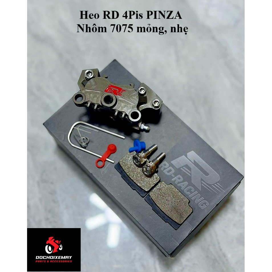 Heo Dầu RD Speed Pinza 4 Pis Nhôm 7075 – Phanh Mạnh, Tản Nhiệt Tốt ...