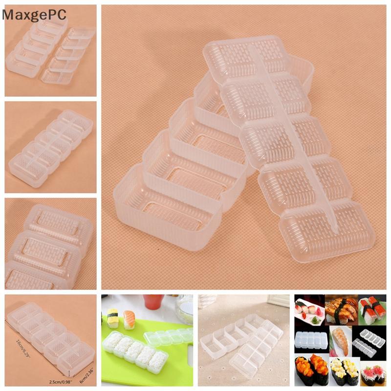 COD Nhật Bản Nigiri Sushi khuôn cơm bóng 5 cuộn nhà sản xuất không dính Báo Chí Bento công cụ mới