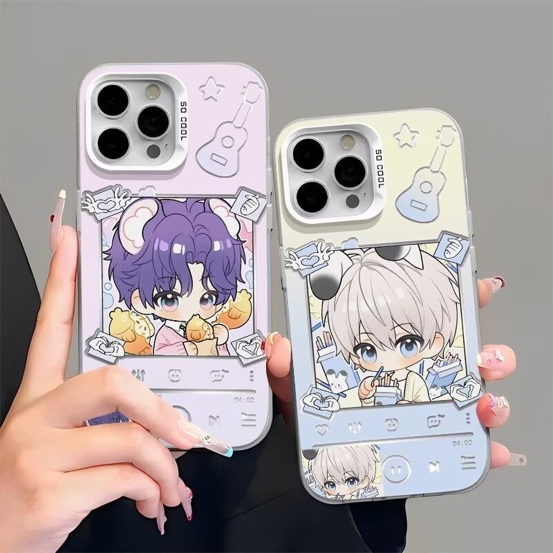 Ốp Điện Thoại Tình Yêu Và Deepspace Xavier Cho Samsung Galaxy S25 S26 FE Plus Edge Ultra S24FE A07 A17 A56 Matte IMD Cứng Thời Trang Silicon Chống Sốc Rafayel Sillus Zayne Caleb Cover