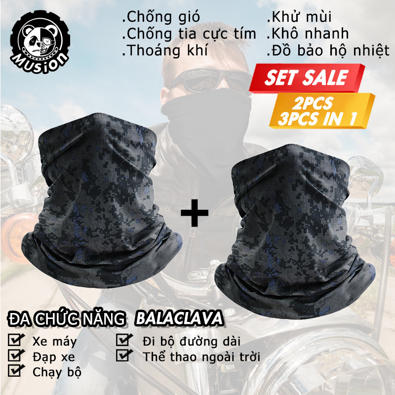 Mặt nạ chống bụi Balaklava thoáng khí, bảo vệ UV - phù hợp cho thể thao ngoài trời