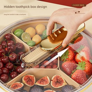 🔥 khay đựng bánh kẹo tết 🔥 sang trọng Khay đựng trái cây hộ gia đình hộp đựng đồ ăn nhẹ phòng khách khay đựng trái cây 2026 hộp đựng trái cây sấy khô Quà tặng năm mới khay trái cây khô khay đựng cà phê phòng khách có hàng sẵn ♪Đĩa Trái Cây Hộ Gia Đình P