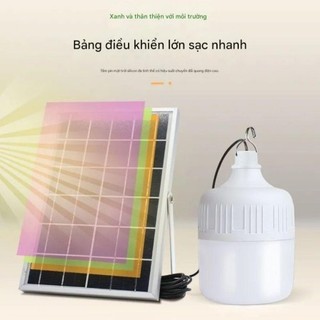 Tiết kiệm năng lượng Bóng đèn LED năng lượng mặt trời sạc đa chức nắng chống nước ngoài trời 3 chế độ sáng có móc treo
