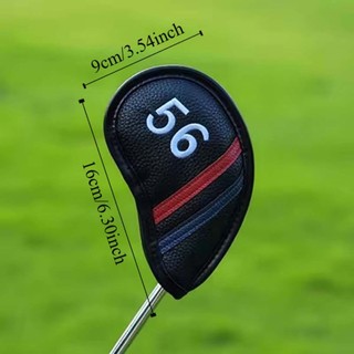 YONDR Golf Wedge Cover, Da PU 48 50 52 54 Độ Sand Wedge Headcover, Universal 56 58 60 Độ Angle Club Big Number Golf Club Cover Nam và Nữ