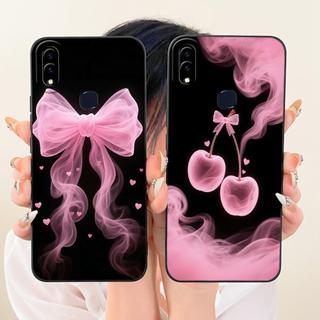 Dành Cho Vivo V11i V11 Ấn Độ 1806 V11 Pro 1804 1814 Ốp lưng Hoa Bướm Ốp Lưng Silicon Lỏng Vỏ Mềm