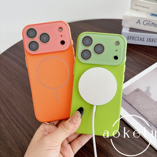 Họa tiết Litchi với màng ống kính tích hợp thích hợp cho vỏ điện thoại iPhone 17 Promax, vỏ cứng chống rơi từ tính Air mới Apple 17 Pro tối giản 17 bao gồm tất cả các vỏ cứng chống rơi