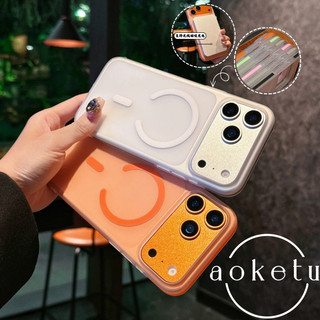 Ốp điện thoại từ tính mờ màu PC siêu mỏng sang trọng thích hợp cho iPhone 14 15 16 17 Pro Max Vỏ cứng chống trượt toàn diện
