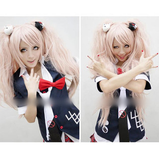 Bộ đồ cosplay Danganronpa: Áo đồng phục và Wig Enoshima Junko cho PS2