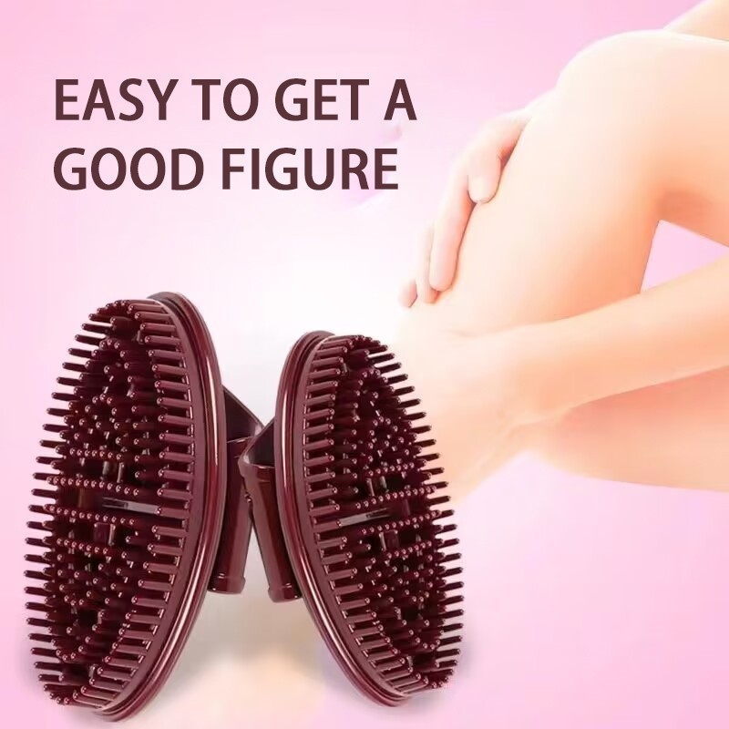 【24H】"Bàn chải massage body đa năng với đầu lông mềm giúp giảm mỡ thừa và tăng cường lưu thông khí huyết toàn thân "