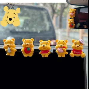Disney Winnie The Pooh Trang Trí Xe Hơi Hoạt Hình Dễ Thương Bảng Điều Khiển Đồ Trang Trí Gương Chiếu Hậu Treo Đồ Chơi Quà Tặng Cho Nữ Trẻ Em