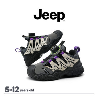 JEEP Giày Trẻ Em Bố Giày Bé Trai Bé Gái Mùa Thu Chống Trơn Trượt Ngoài Trời Leo Núi Chạy Bộ Giày Thể Thao