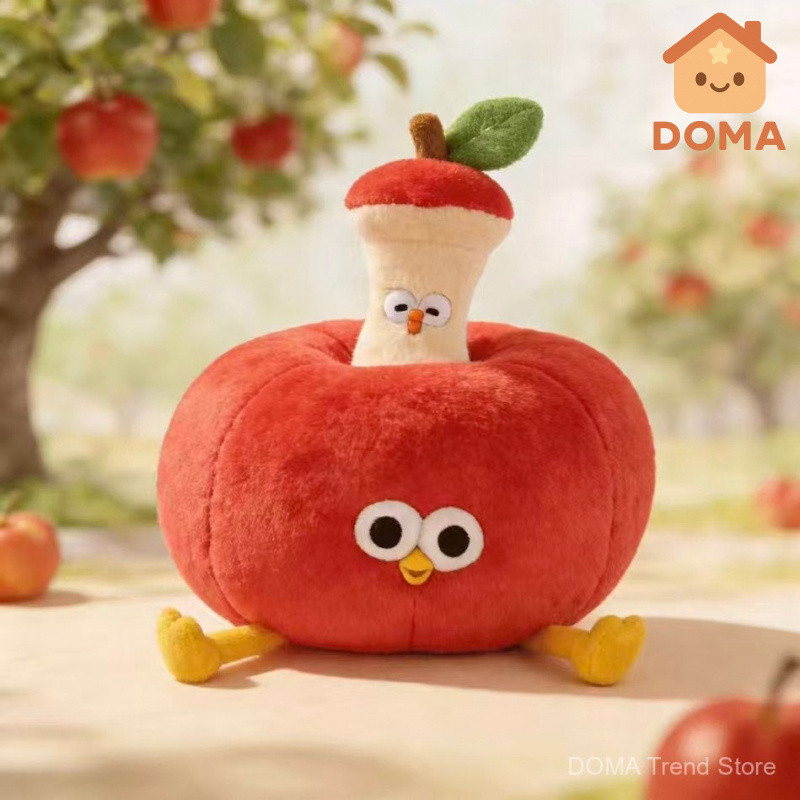 Hàng sẵn có [Chính hãng] Fun Apple Pier Chicken Doll Table Companion Doll Soft Cute Apple Pier Chicken Móc khóa túi Charm Pier Pier Chicken Plush Toy Girl Kèm theo Quà tặng búp bê an ủi