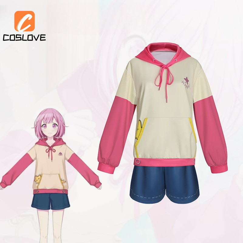 Dự án cosplay Sekai đầy màu sắc với bộ trang phục dài tay phong cách thường ngày cho nhân vật Otori Emu