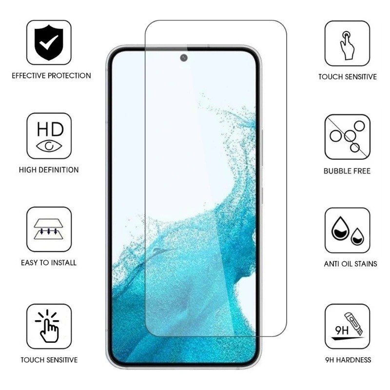 Kính cường lực bảo vệ toàn màn hình cho Motorola Moto E15 E14 E13 E22 E22i E22s E32 E32s E30 E40 E20 S50 X30 S30 G Power Play Stylus 4G 5G 2026 2025 2024 2023 2022 2021