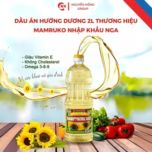 Dầu ăn hướng dương 2L thương hiệu Mamruko nhập khẩu Nga dầu ăn art dầu ăn