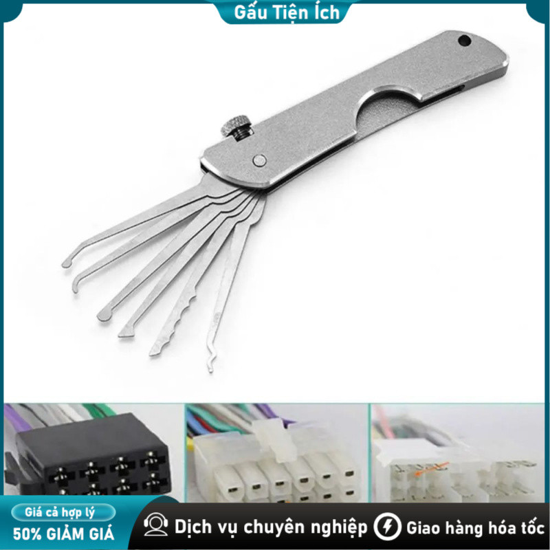 Dụng cụ mở khóa đa năng cho thợ khóa chuyên nghiệp Chống rỉ،Công cụ mở nhiều đầu،Thợ khóa chuyên nghiệp