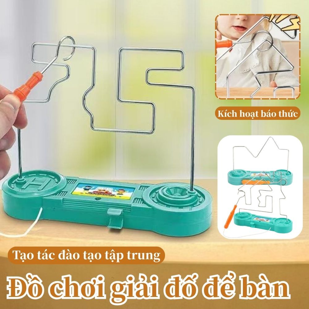 Siêu Thần Kinh Trò Chơi Dây Kỹ Năng Mê Cung Trẻ Em Người Lớn Dây Thần Kinh Chạm Vào Cổ Điển Retro Thời Gian Gia Đình