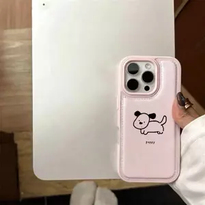Dòng Puppy cho 16 trường hợp iPhone 17Air Bánh mì trường hợp 14/13/11Pro
