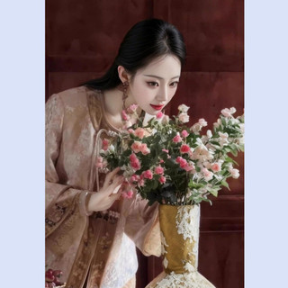 Bộ váy hai mảnh kiểu Trung Hoa cao cấp: áo khoác ren thêu jacquard dày dặn và chân váy ngắn cho Nữ