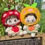 Trái Cây Chính Hãng 20cm Cotton Búp Bê Trái Cây Mũ Sinh Nhật Nữ Bé Trai Bé Cam Đào Quần Áo
