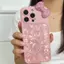 Dành Cho iPhone 16promax Ốp Lưng Điện Thoại 1 5 Cảm Giác Cao Cấp 13 Cao Cấp Phong Cách Chấm Kim Cương Nơ