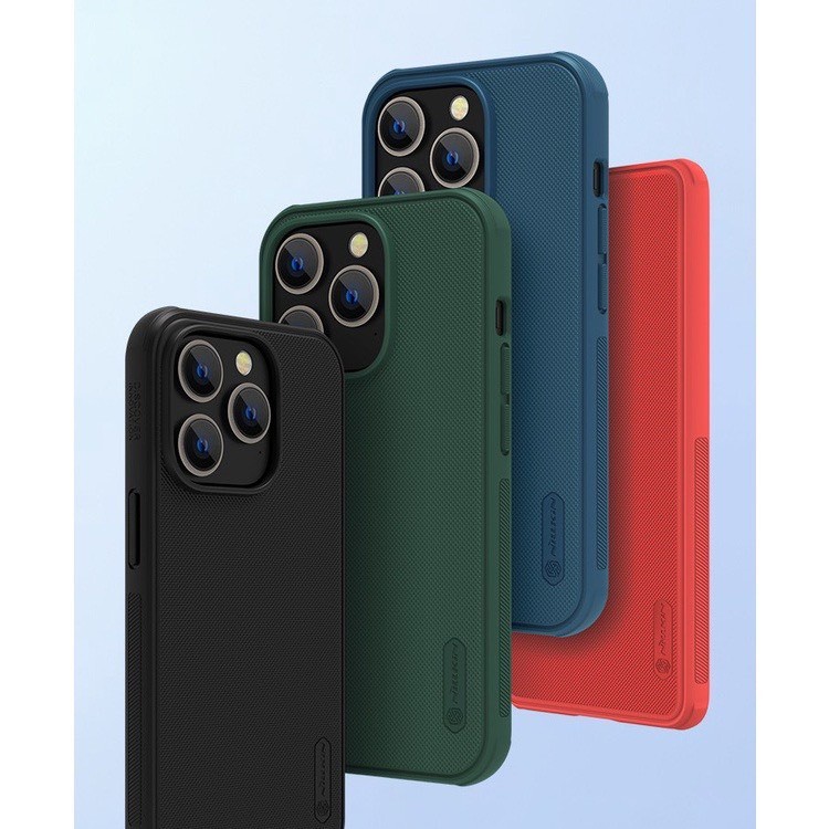 [Chính Hãng] Ốp Lưng Nillkin Super Frosted Shield Pro Cho iPhone 15/16/17 ProMax - Lưng Cứng Nhám Viền Dẻo Chống Bám Vân