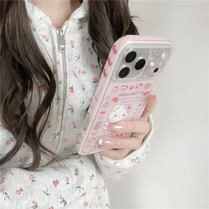 IPhone 17 Pro Max kitty họa tiết chất liệu TPU IMD craft Vỏ điện thoại in hai lớp