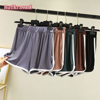 Phụ Nữ Quần Ngắn Mùa Hè An Toàn Cao Cấp Rời Quần Short Chạy Bộ Pyjama Quần Short