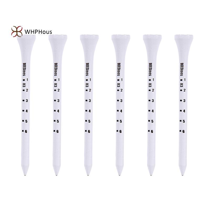 Bộ 50 Tee Golf Gỗ Trắng 83mm Chất Lượng Cao, Thiết Kế Đẹp