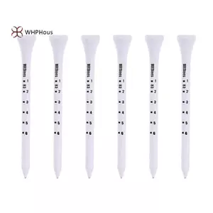 Bộ 50 Tee Golf Gỗ Trắng 83mm Chất Lượng Cao, Thiết Kế Đẹp