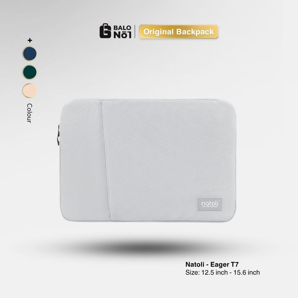Túi Chống Sốc Laptop Natoli Eager T7 kháng nước dày dặn