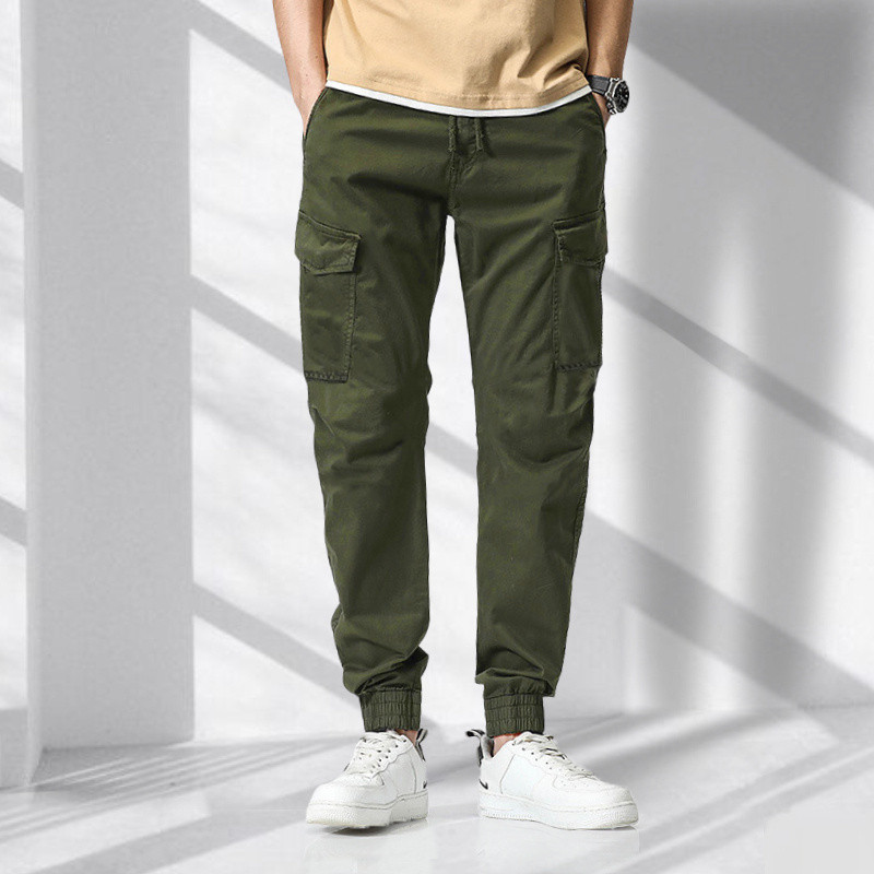 Quần Jogger Kaki - JG3 Quần Túi Hôp Ống Bo Chun Kiểu Dáng Hàn Trẻ Trung