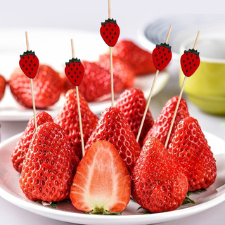 Dùng Một Lần Trái Cây Dính Tre Thanh Hoa Dính Nĩa Trái Cây Sushi Dính Nĩa Sáng Tạo Cocktail Dính Snack Stick