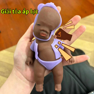 Búp bê bóp mềm squishy – Giảm stress cho bé – Mềm dẻo, đàn hồi chậm – Dễ vệ sinh – Đồ chơi xả stress tiện lợi