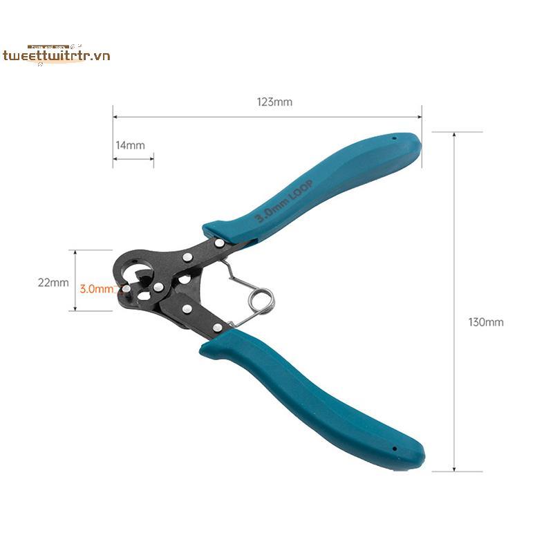 Bộ Kìm Cán Dây 1.5mm, 2.25mm, và 3mm - Dụng cụ sửa chữa trang sức với đầu kìm mũi tròn - Giao hàng tại Việt Nam