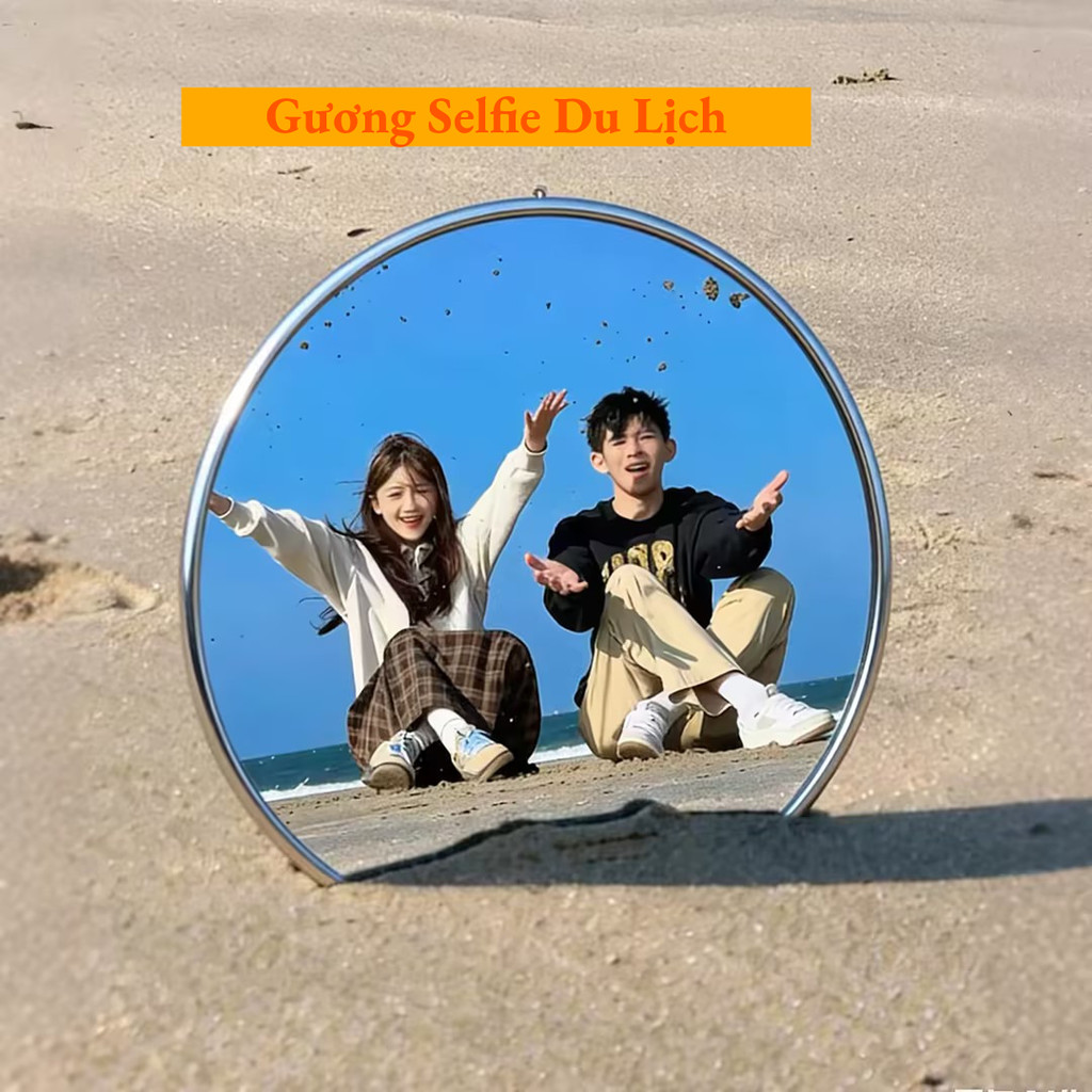 🚚【giao Hàng 24h】Gương selfie phản quang lồi Mini, Gương du lịch di động nhẹ, Vlog hoàn hảo & Công cụ selfie chụp ảnh ngoài trời