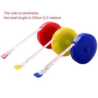 Thước dây 150cm có thể thu vào, cm/inch, mini