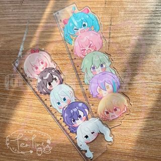 New Anime Project Sekai Shinonome Akito Akiyama Mizuki Cosplay 15cm Straight Ruler Drawing Tool Student Stationery